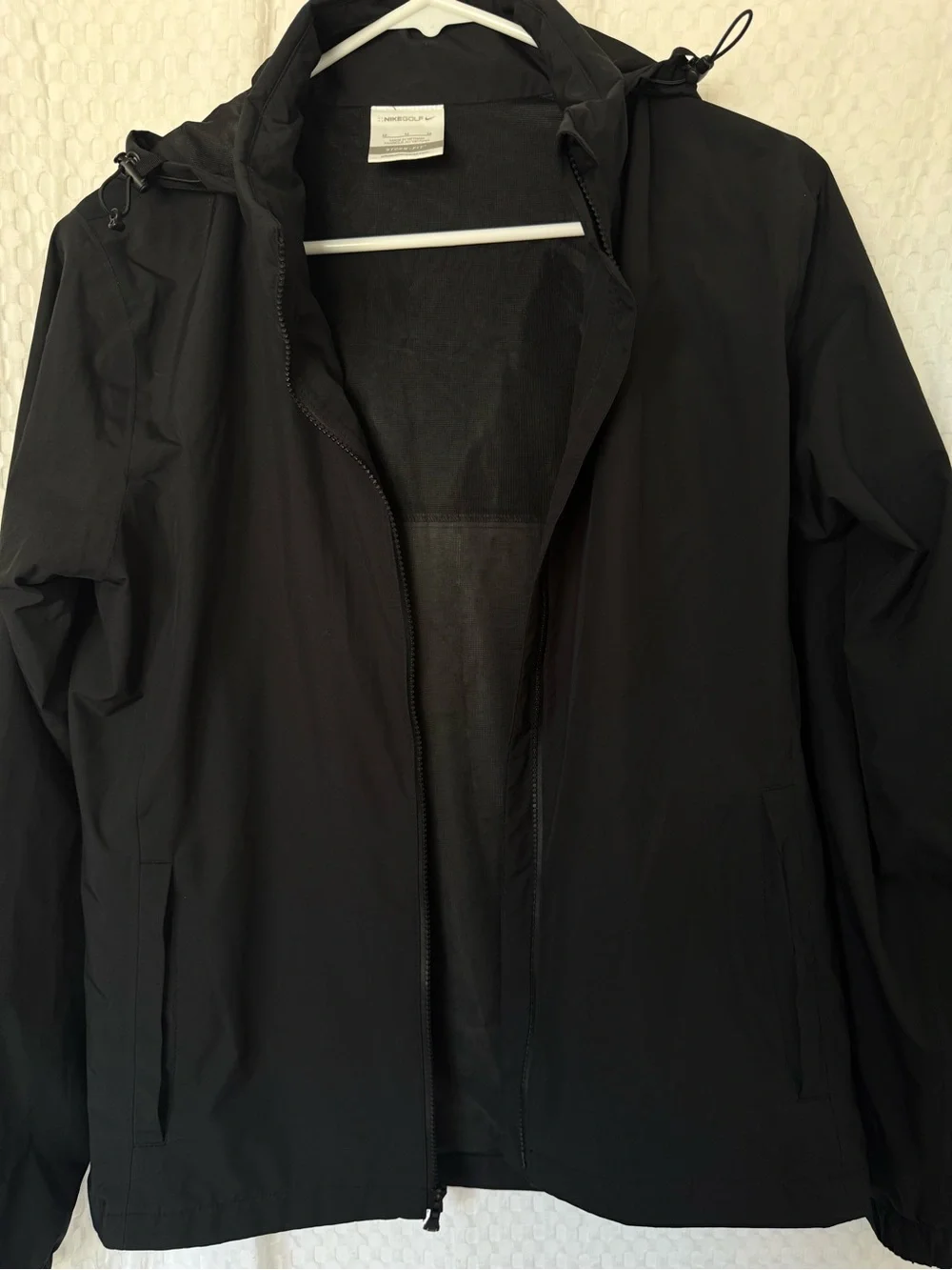 Nike Golf Storm-FIT Rainsuit 2.0 Black Hooded Jacket Women’s M